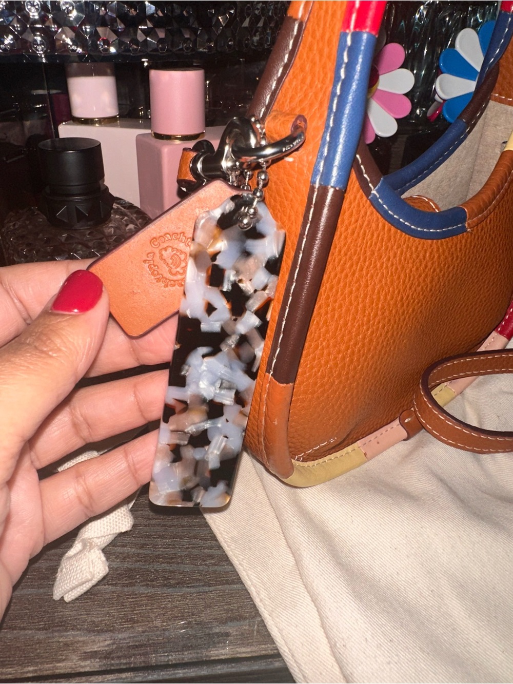 COACHTOPIA MINI ERGO BAG WITH CROSSBODY STRAP, Burnished Amber Multi- Sold Out - Picture 8 of 17